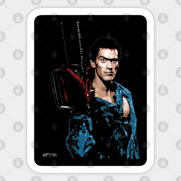 Ash Williams Sticker by ARTxSDH